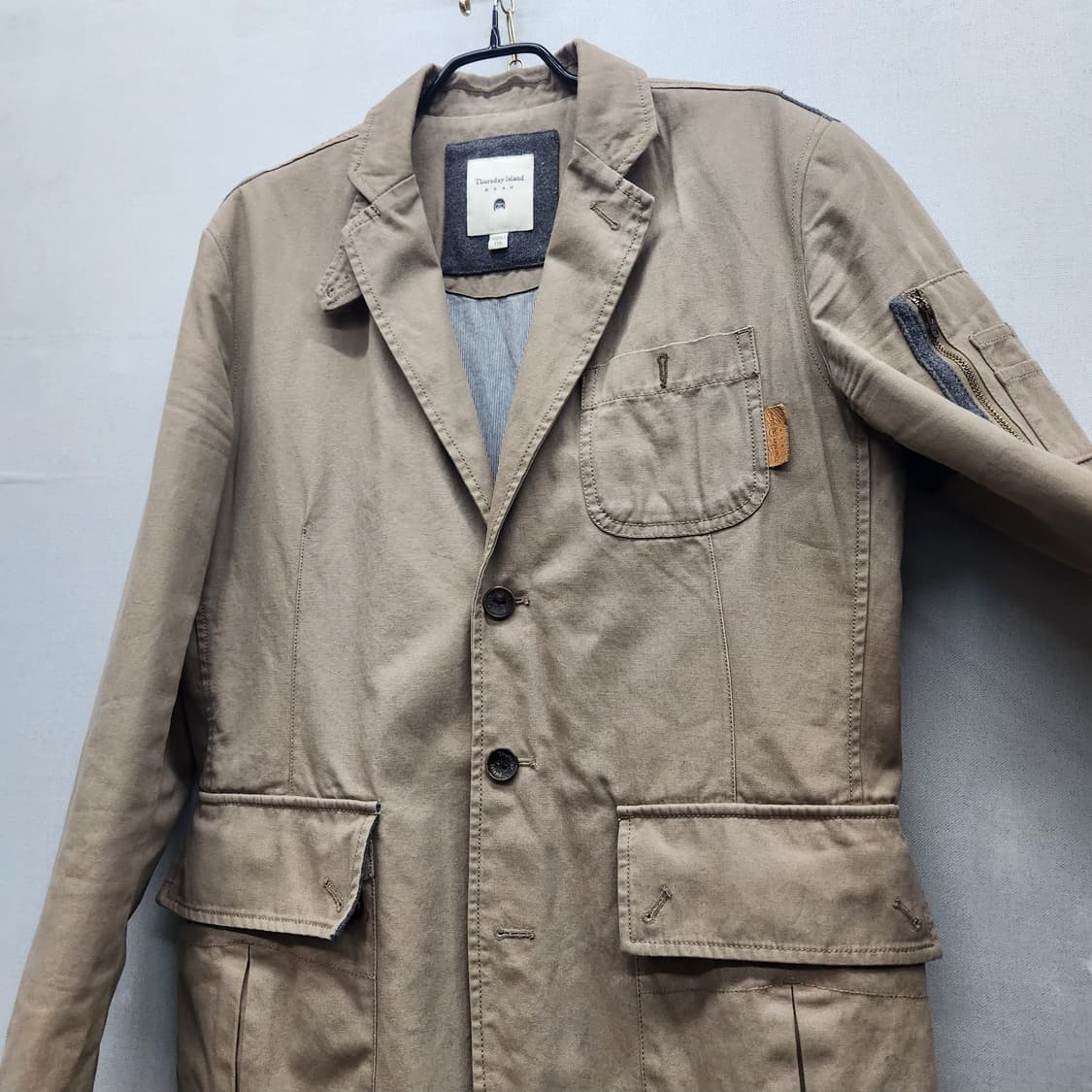 써스데이아일랜드 빈티지 가슴/사이드 포켓 블레이저 M 상품이미지2