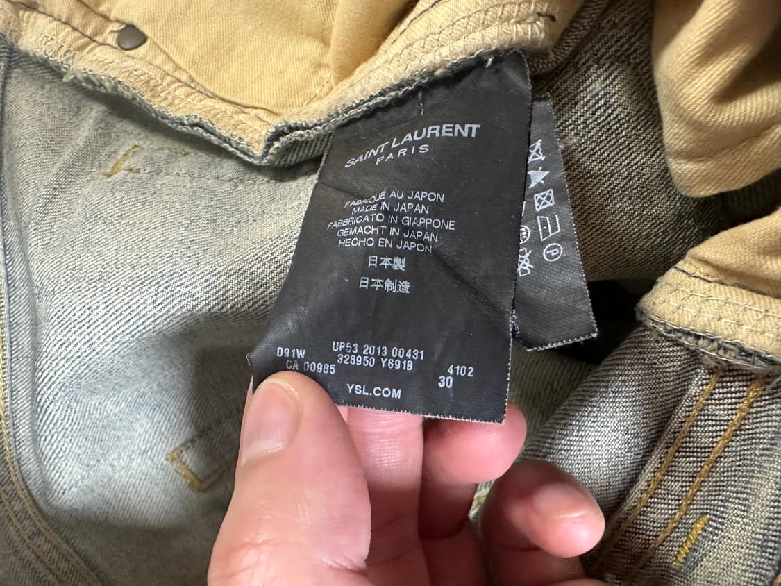 생로랑 13fw 무파진 30사이즈 상품이미지7