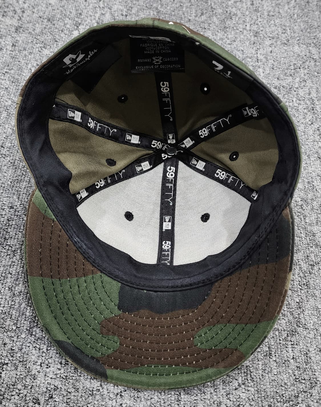 뉴에라 x 마크곤잘레스 카모 우드랜드 러브 스냅백 7 1/8 상품이미지8