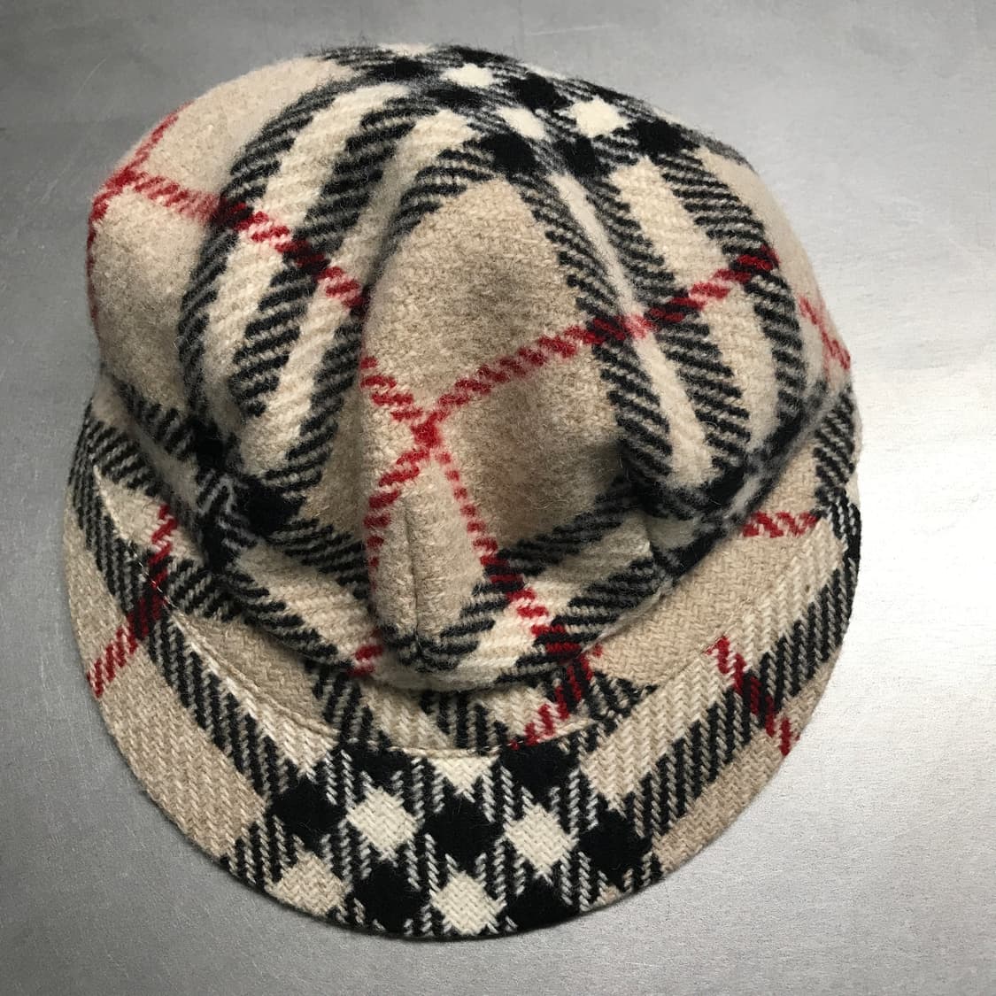 버버리 울 헌팅캡 M 상품이미지2