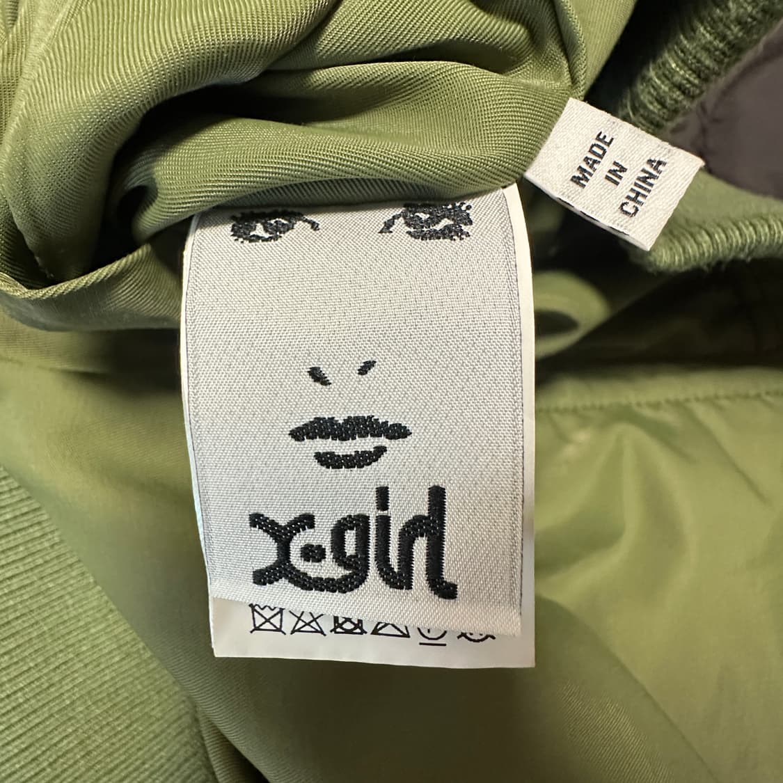 X-GIRL reversible down jumper 상품이미지6