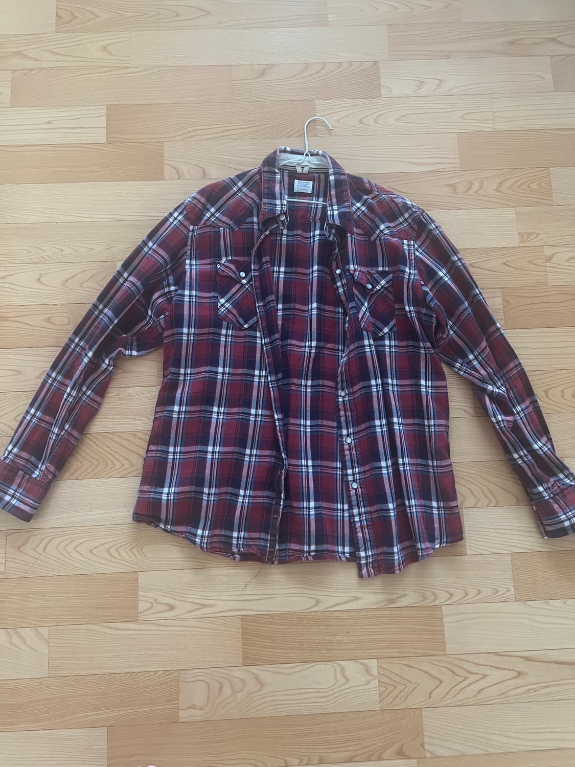 백넘버 웨스턴 체크 셔츠 상품이미지1