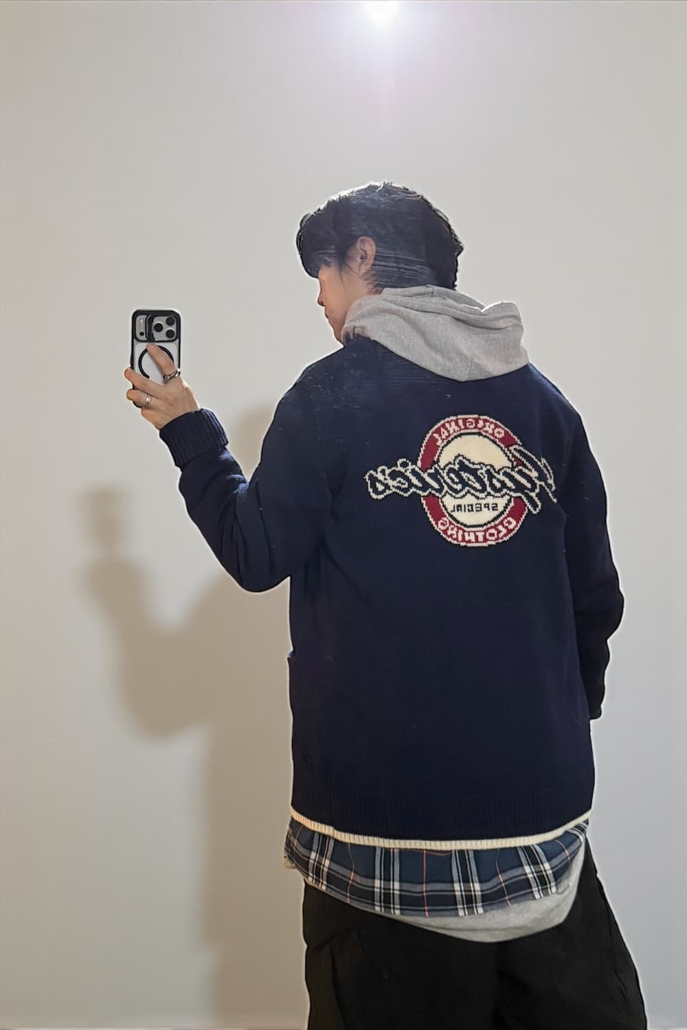 히스테릭글래머 로고 울 가디건 상품이미지4