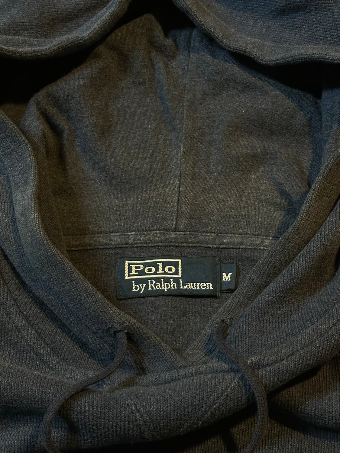 폴로 랄프로렌 POLO 버건디포니 니트 후드티 블루 상품이미지5