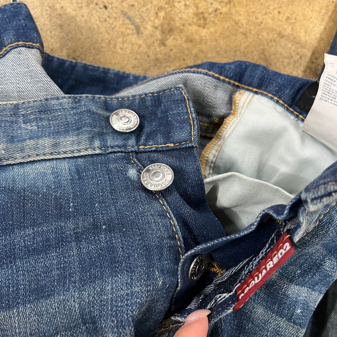 [정품/44] 디스퀘어드2 패치 데님 청바지 b17 상품이미지6