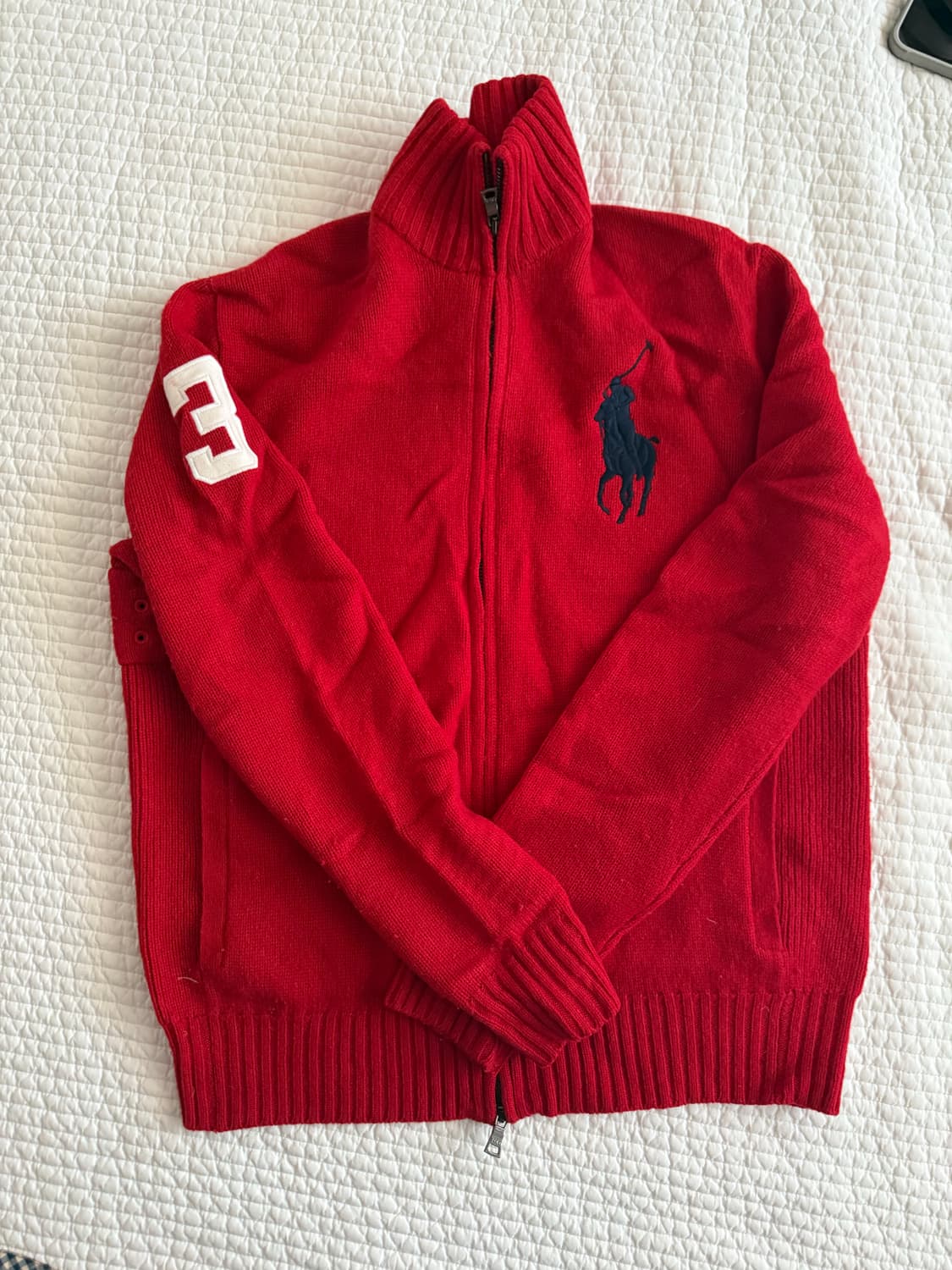 폴로 랄프로렌 풀집업니트 M 상품이미지1