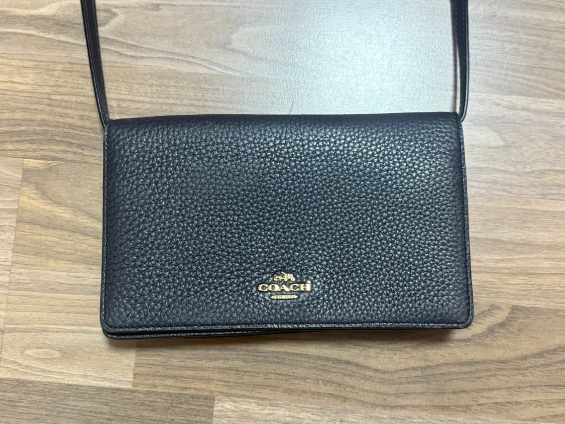 코치(coach) 블랙 미니 크로스백 숄더백 지갑 상품이미지1