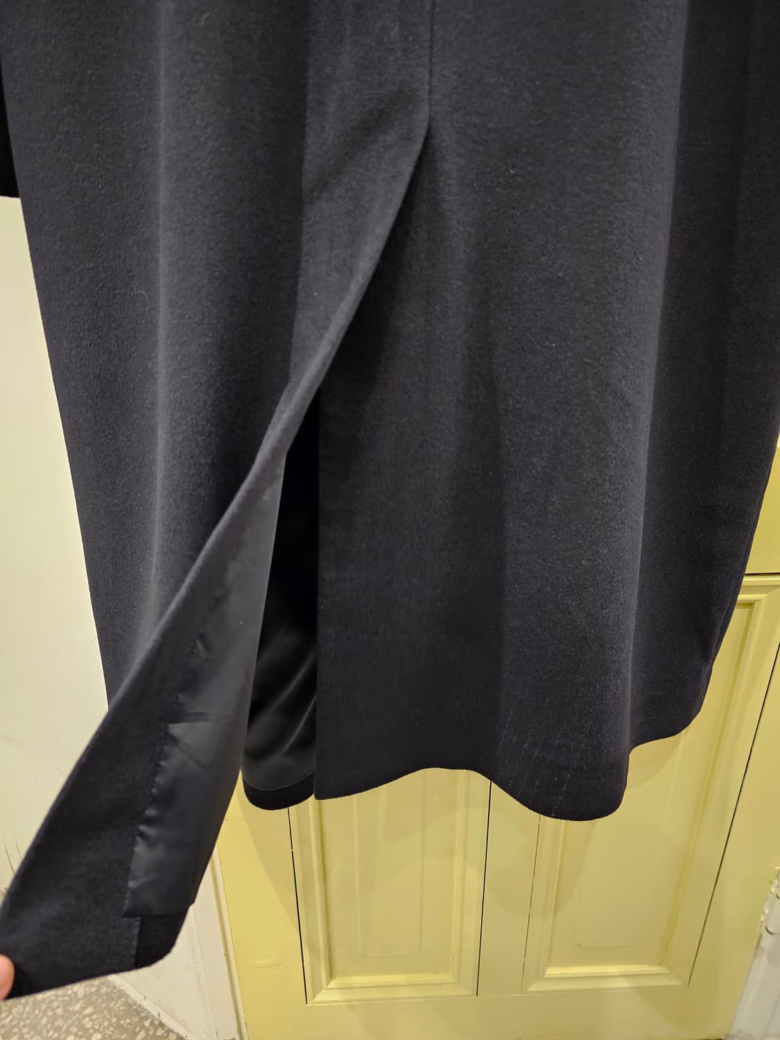 Durban 네이비 퓨어 캐시미어 롱코트 상품이미지10