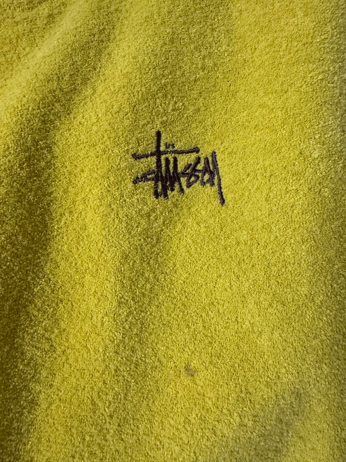 스투시 타월 니트 옐로우 상품이미지6