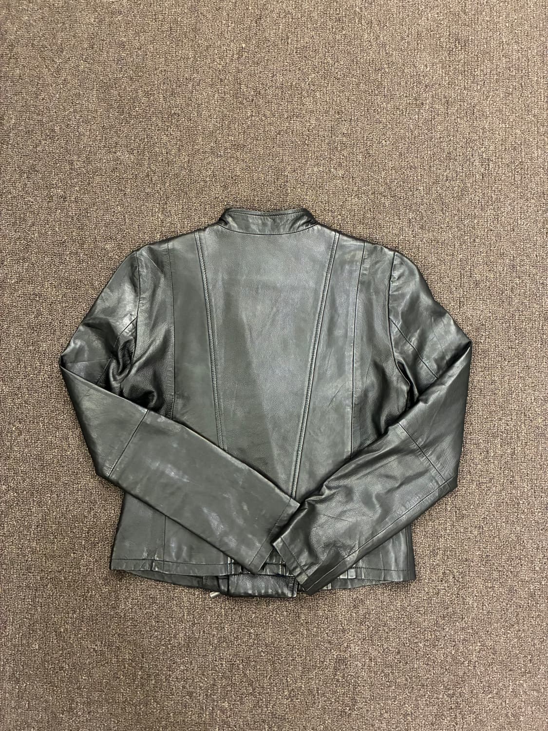 28)Max Mara 막스마라 여성 2way 지퍼 가죽 자켓 상품이미지8