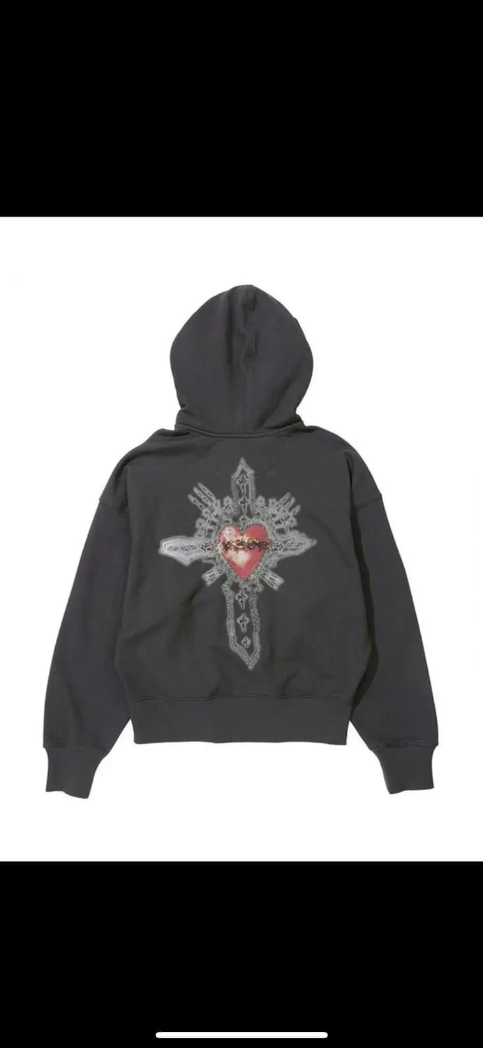 스컬프터 비즈 세인트 후드집업 차콜 M sculptor hoodie 상품이미지3