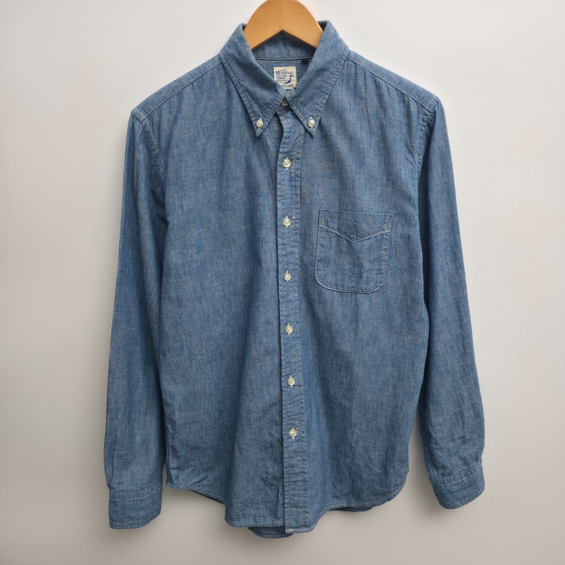 [2,M] 오어슬로우 버튼 다운 샴브레이 셔츠 상품이미지1