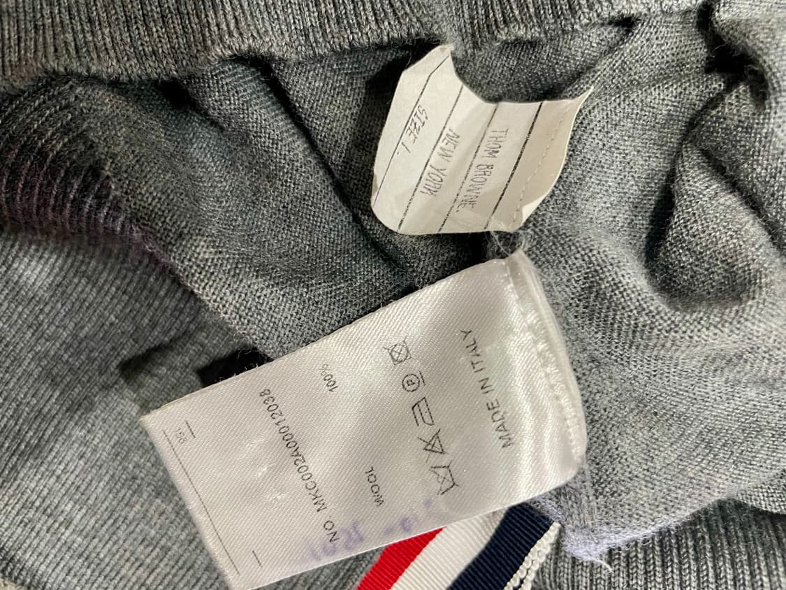 톰브라운 그레이 울 가디건 사이즈 1 정품 상품이미지4