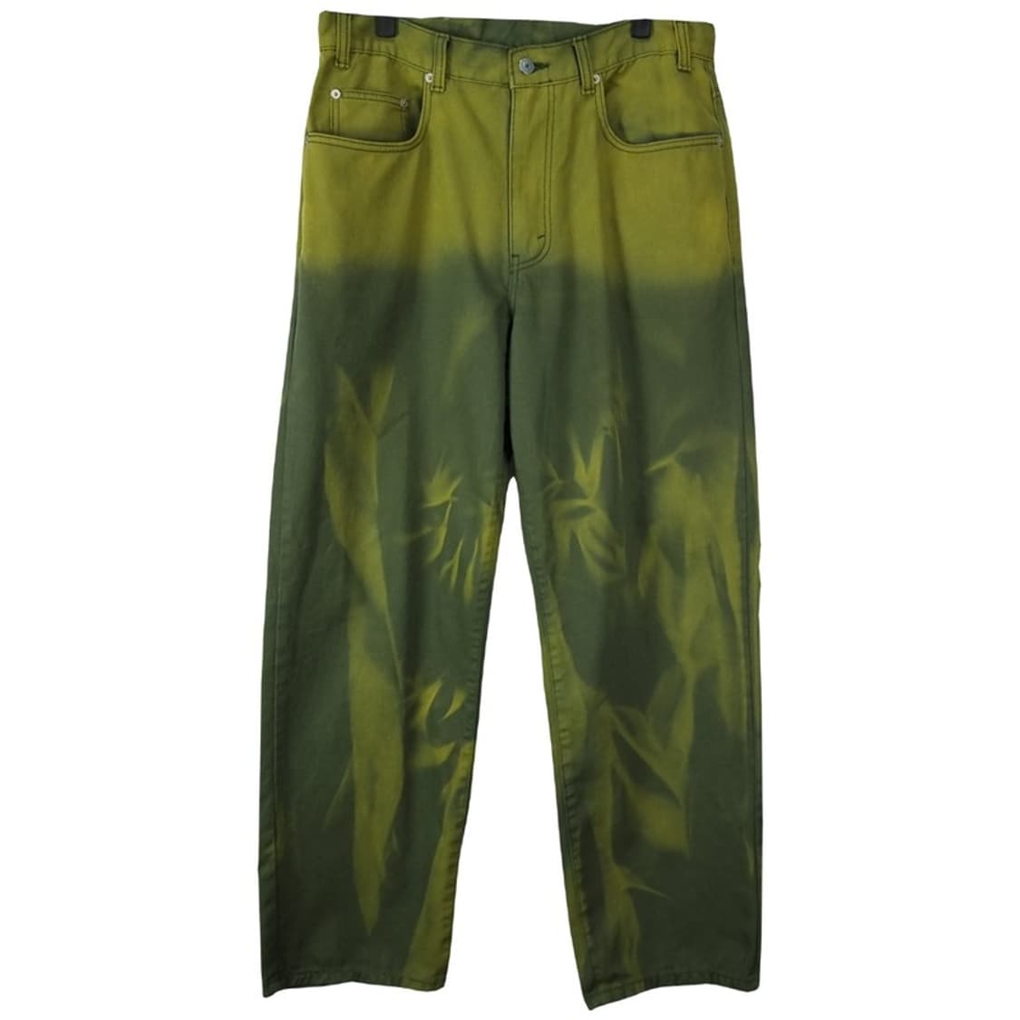 [디스이즈네버댓] 페이디드 데님 팬츠 올리브 M19889 상품이미지2