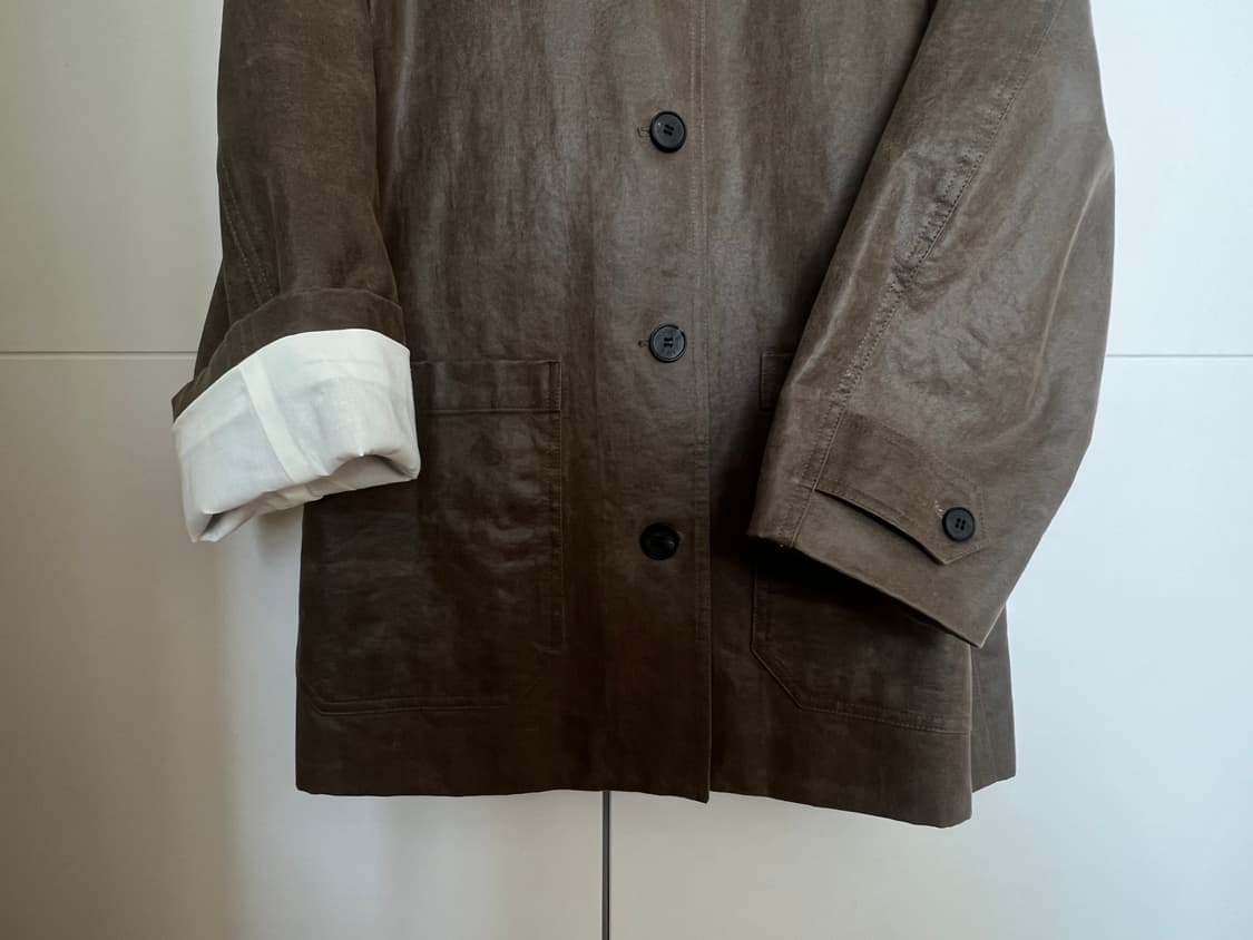 L’eau 로우 textured leather jacket 상품이미지6