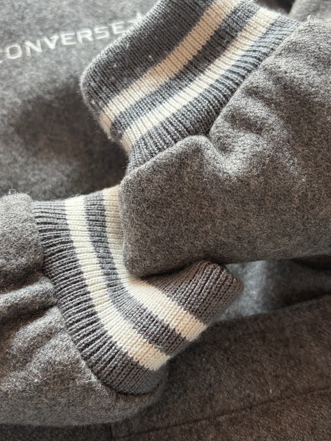 컨버스 크롭 바시티자켓 상품이미지6