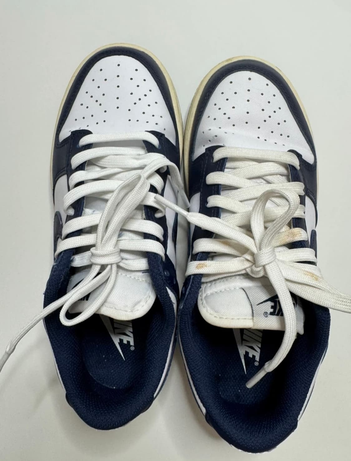 (W) 나이키 덩크 로우 빈티지 미드나잇 네이비 220 상품이미지4