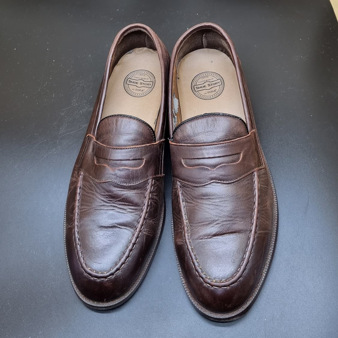 슈스토리 남성로퍼 실사이즈280 상품이미지2