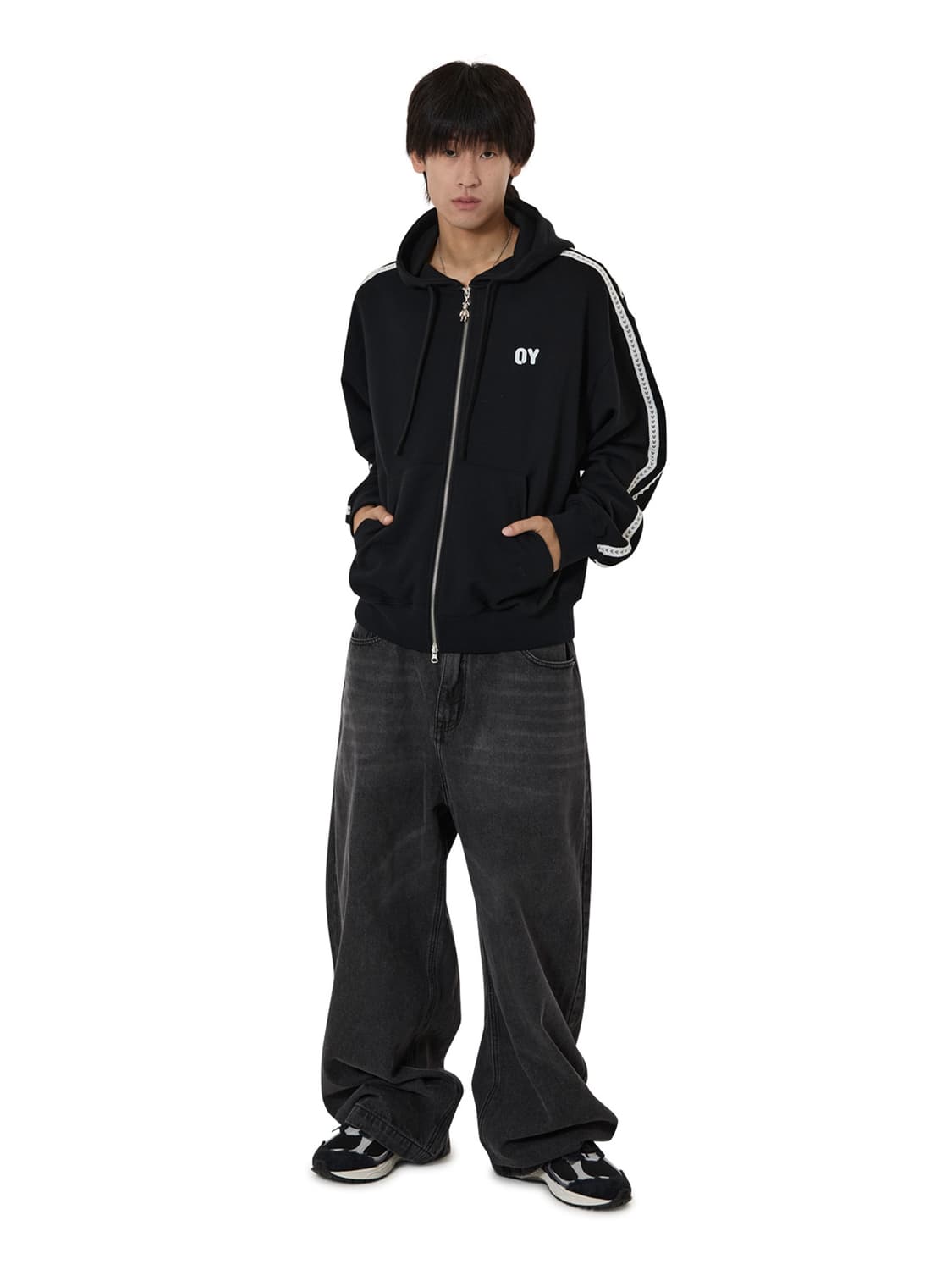 (택O) 오와이 OY 레이스 돌리 후드집업 (m) 상품이미지4