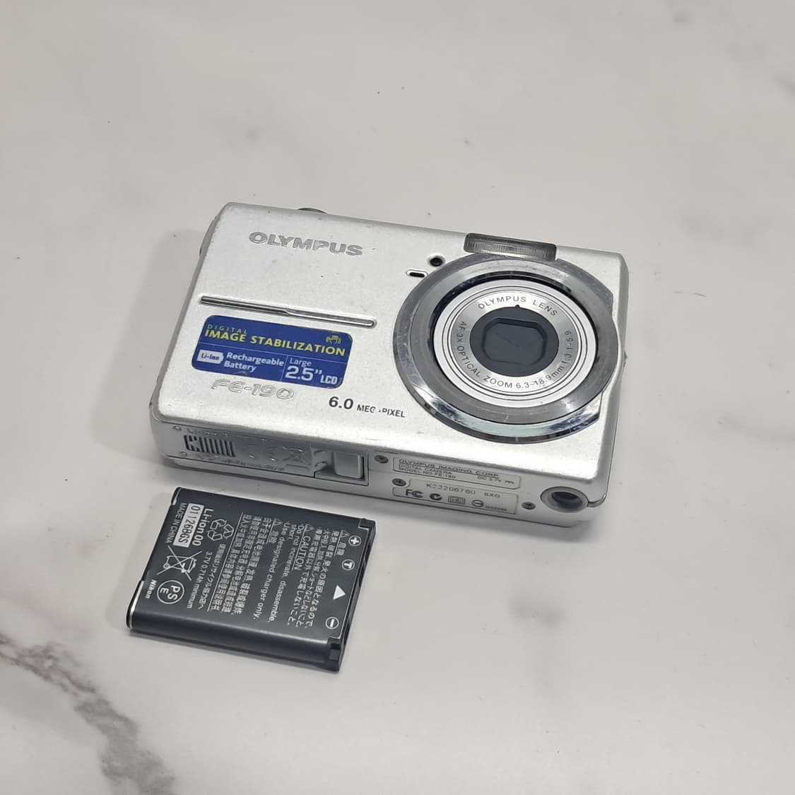 하자품)) 올림푸스 디카 FE-190 빈티지 카메라 상품이미지6
