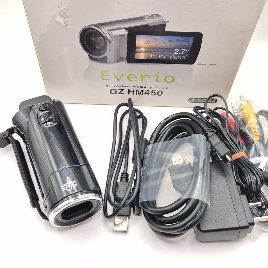 카리나🫧박스풀셋 초미품📸 JVC Everio GZ-HM450 블랙 상품이미지2