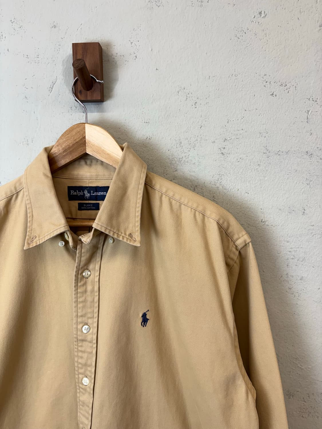 폴로랄프로렌 빈티지 베이지 헤비 셔츠 상품이미지2