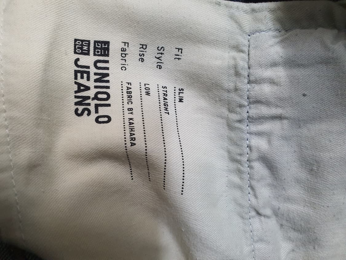 유니클로 심플 데님진 32 상품이미지5