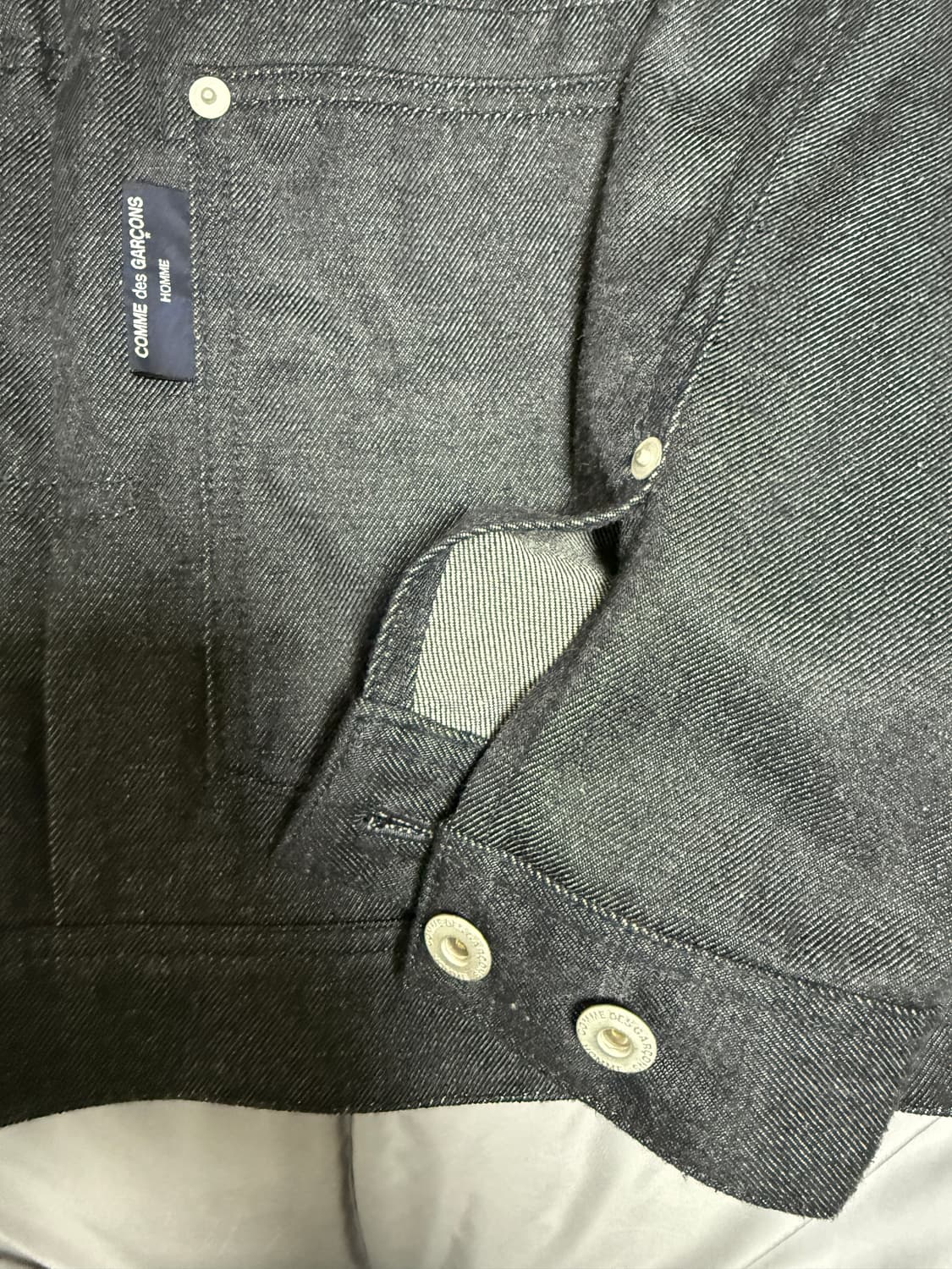 꼼데가르송 데님자캣 L 상품이미지3