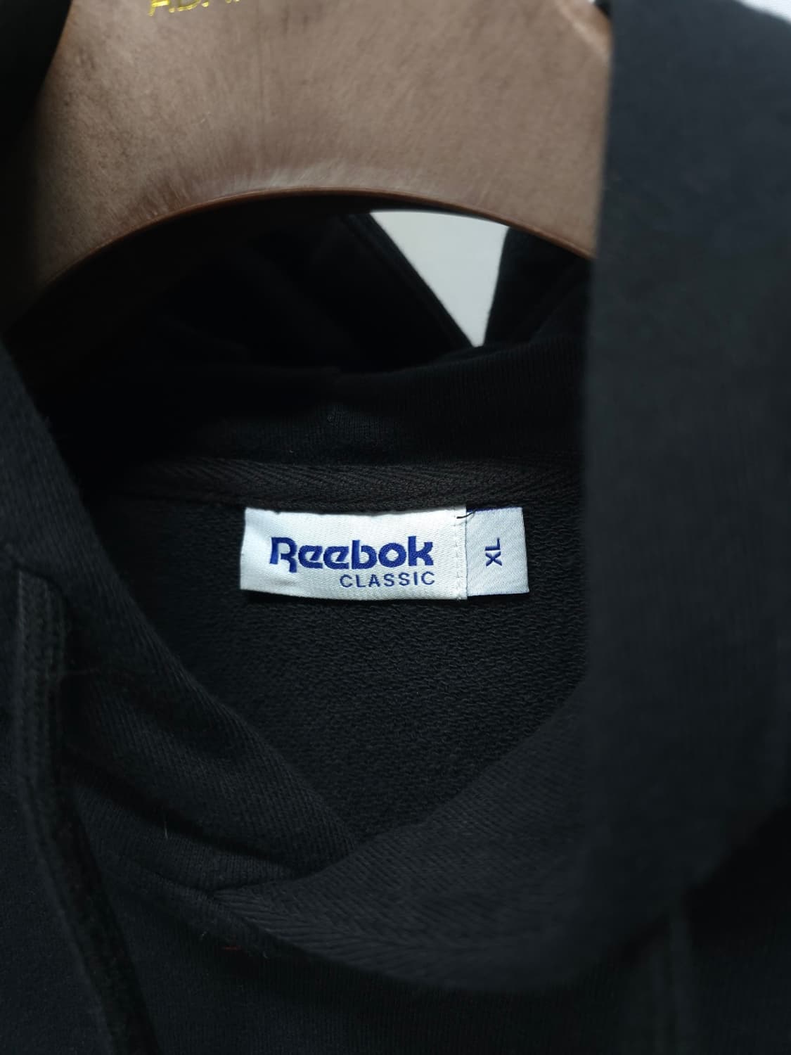 리복(Reebok) 클래식로고 블랙 후드 (105~110) 상품이미지10