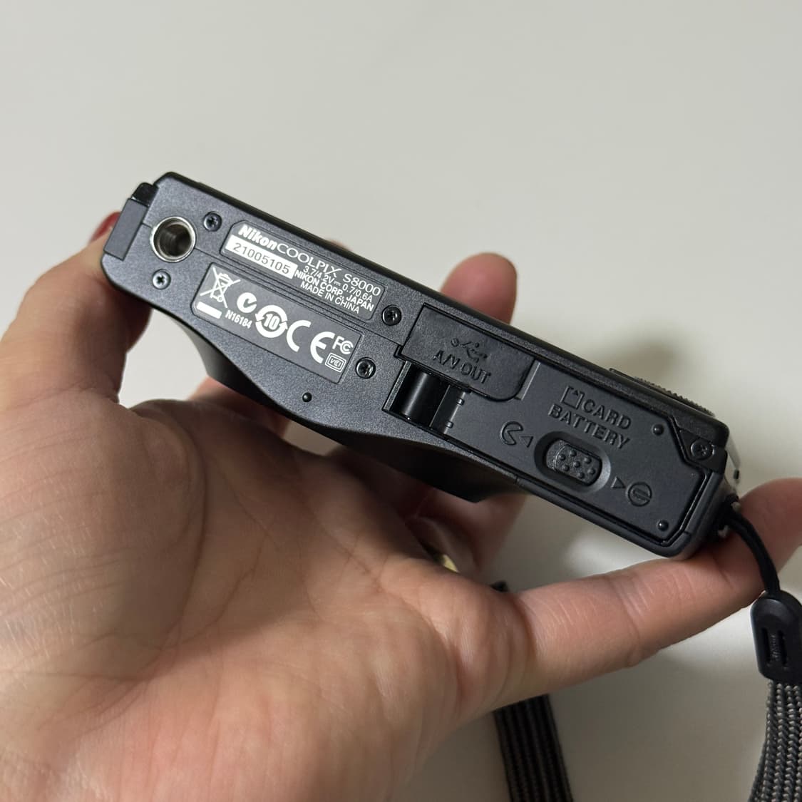 니콘 쿨픽스 s8000 빈티지 디카 디지털카메라 블랙 상품이미지7