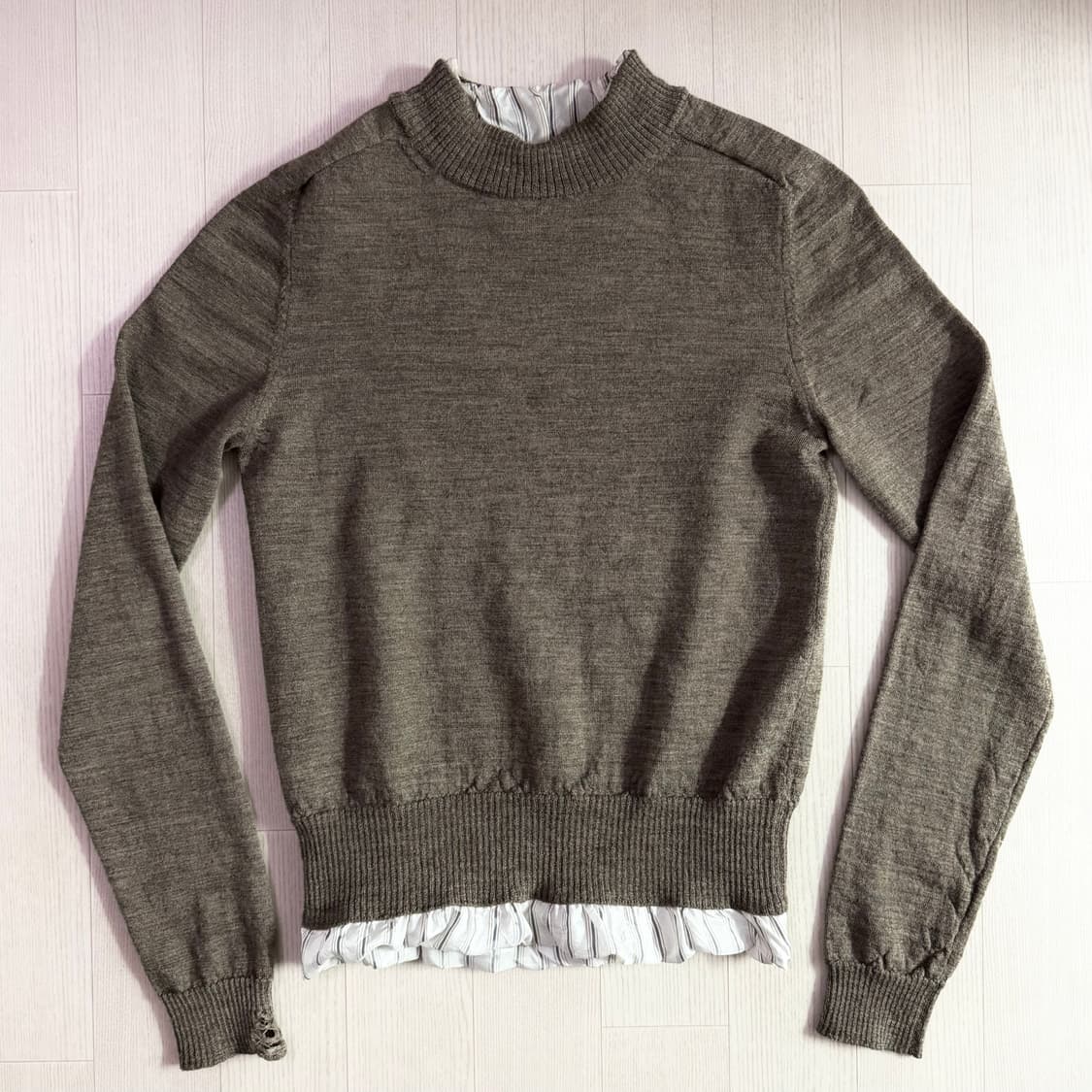 메종 마르지엘라 디스트레스드 레이어드 스웨터 상품이미지1