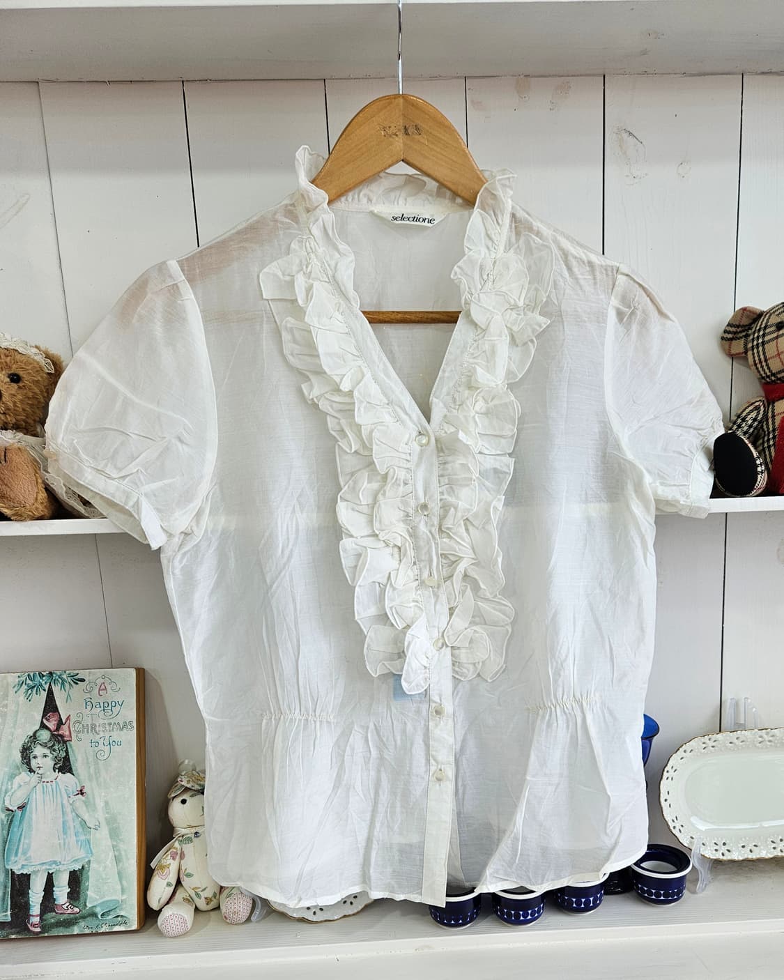 프릴 블라우스 상품이미지1