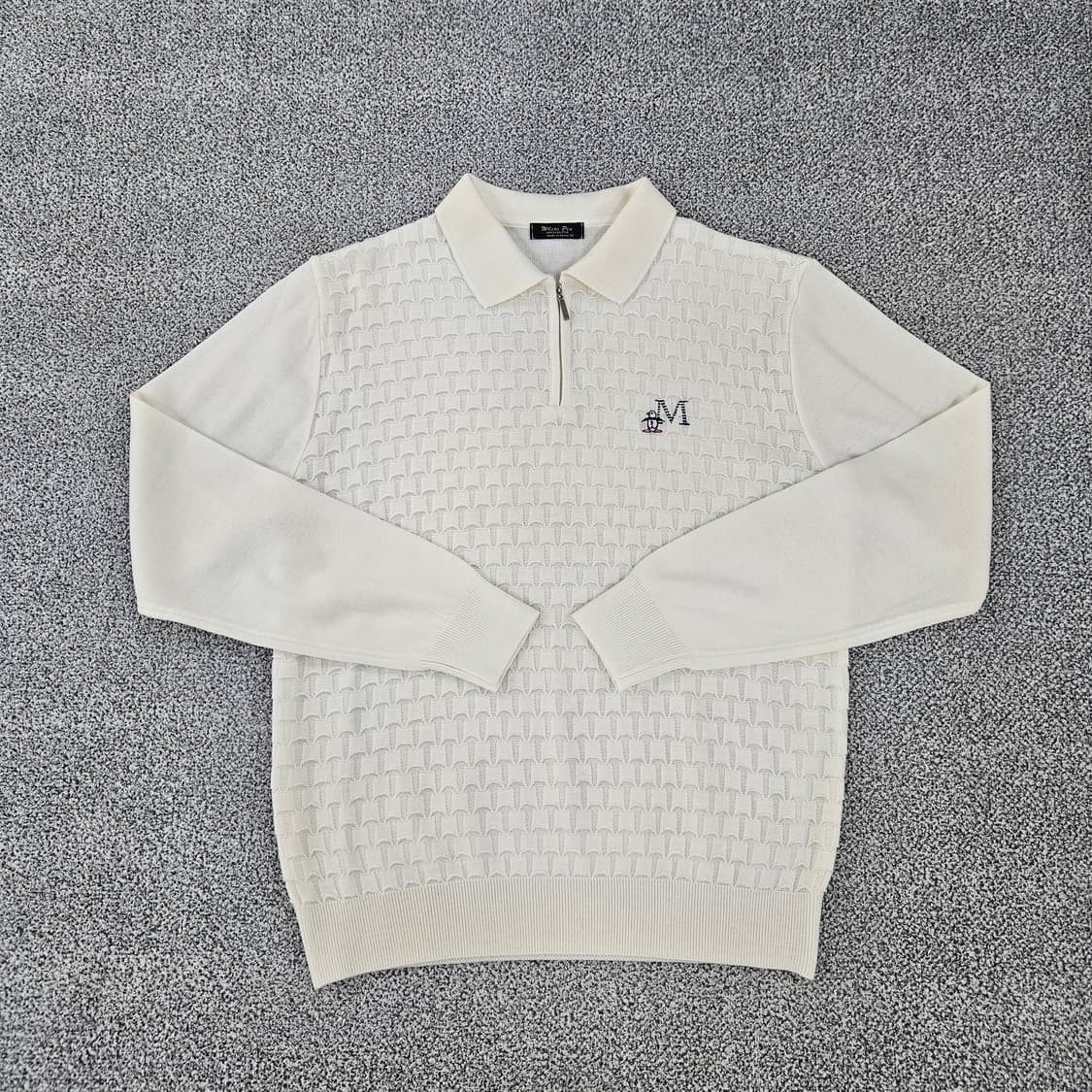 [실측확인] 먼싱웨어 골프 카라 니트 티셔츠 1103JM1 상품이미지1