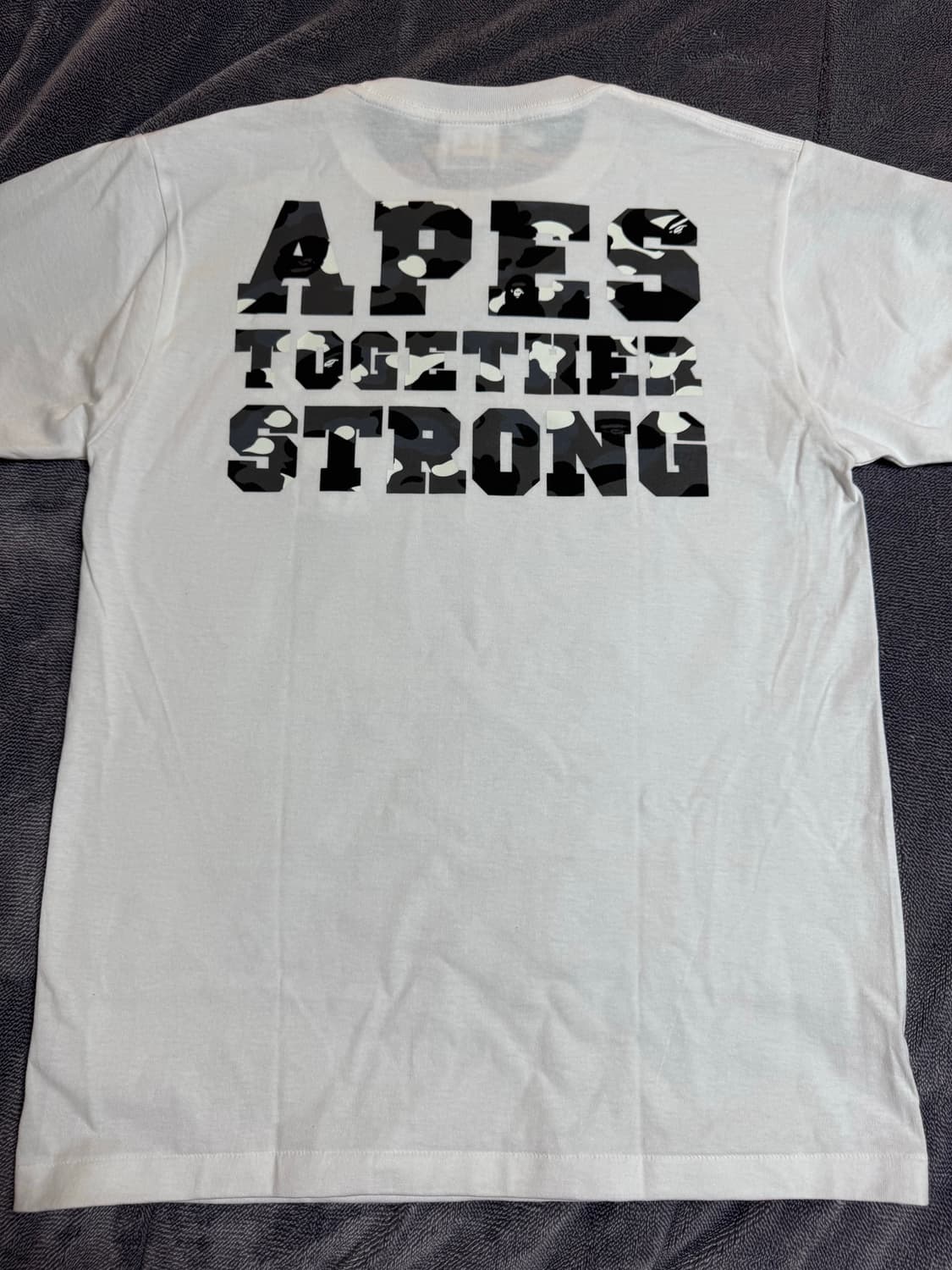 베이프 시티 카모 컬리지 ATS 티셔츠 화이트 상품이미지1