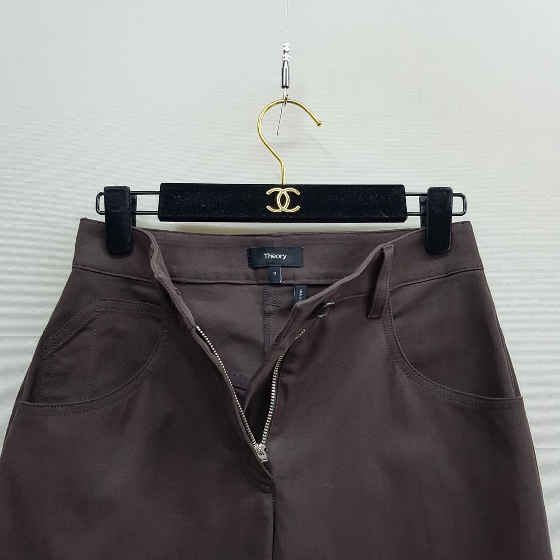 띠어리 2025 와이드 면팬츠 0사이즈 상품이미지2