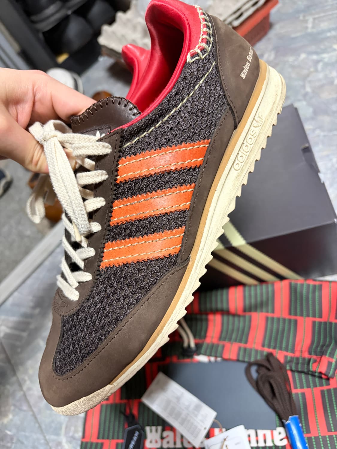 아디다스 웨일스보너 SL72 매쉬 브라운 265 상품이미지2