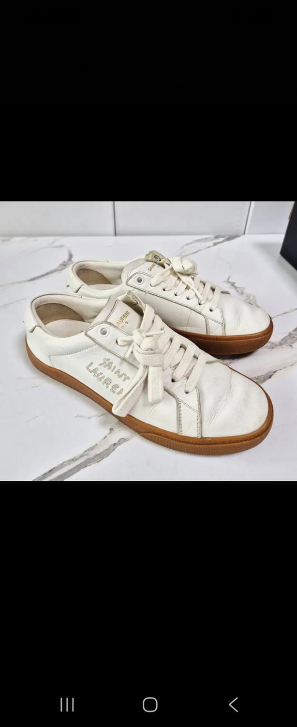 생로랑  클래식 SL06 화이트 스니커즈 풀구성 EU35 상품이미지10