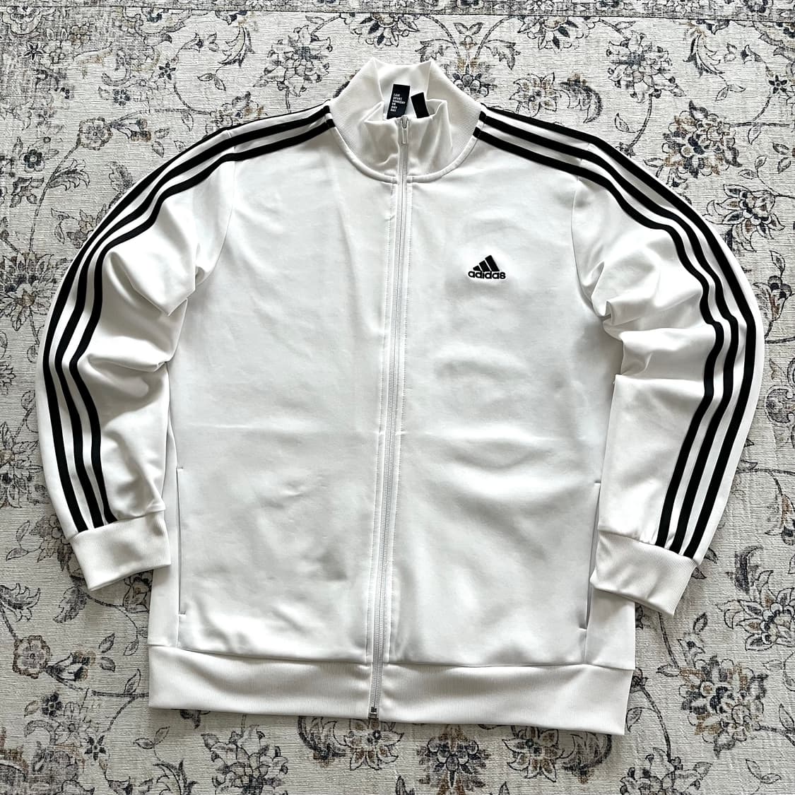 아디다스 삼선 화이트 트랙탑 져지 상품이미지1