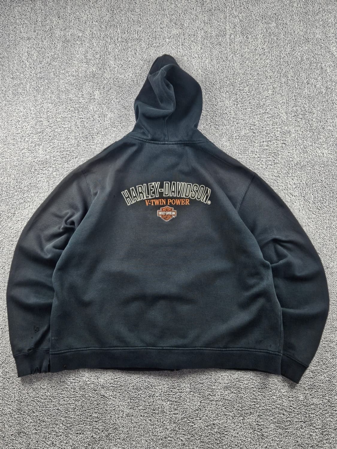 할리데이비슨 V-TWIN POWER 후드 집업 ( 2XL )/ 11146 상품이미지1