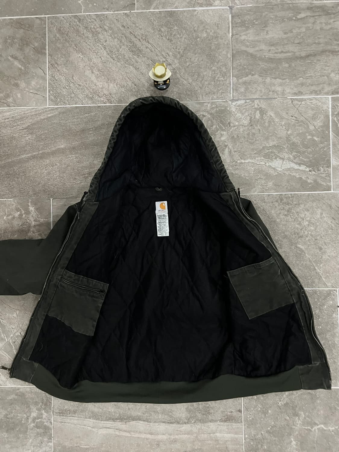 (L)칼하트 덕 액티브 우먼스 후드자켓 WJ130 MOS 모스그린 상품이미지3