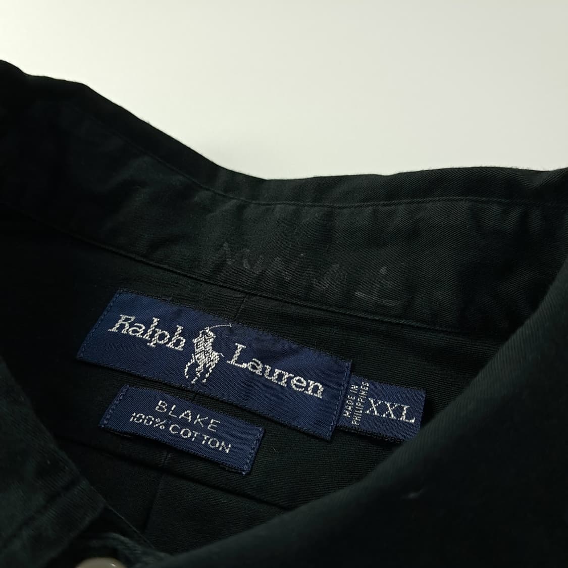 CK391 2XL 폴로 90s 레드포니 블랙 셔츠 남방 상품이미지3