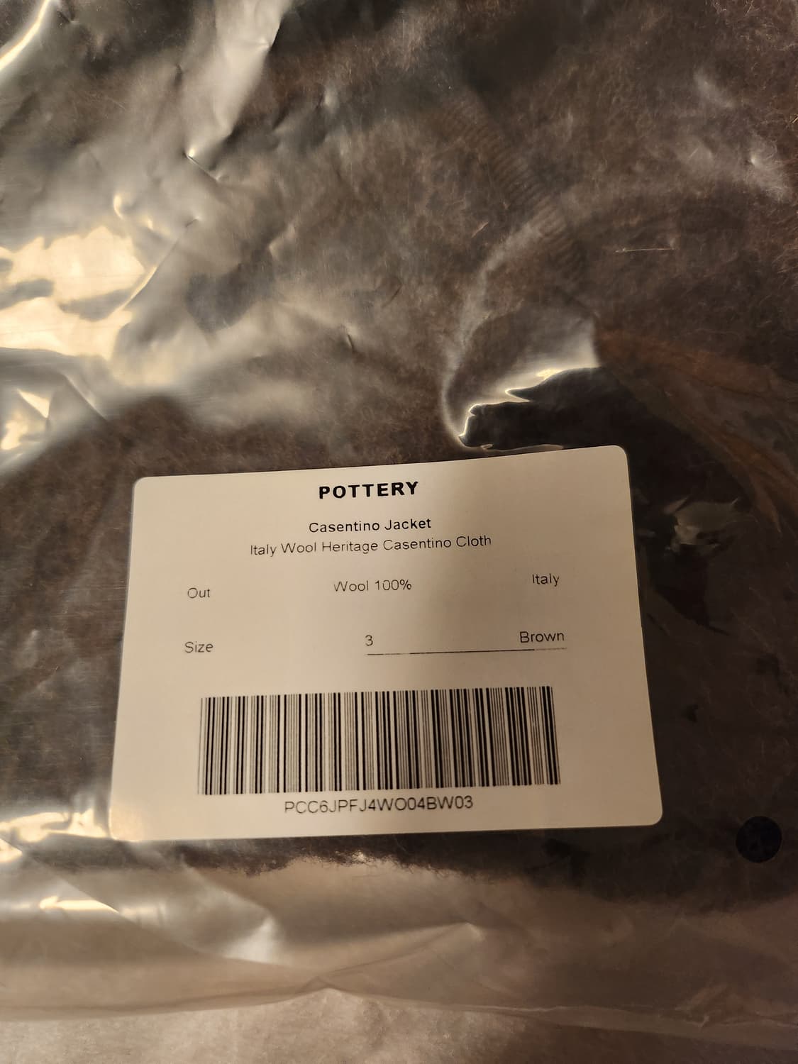 포터리 카센티노 자켓 브라운 3사이즈 상품이미지5