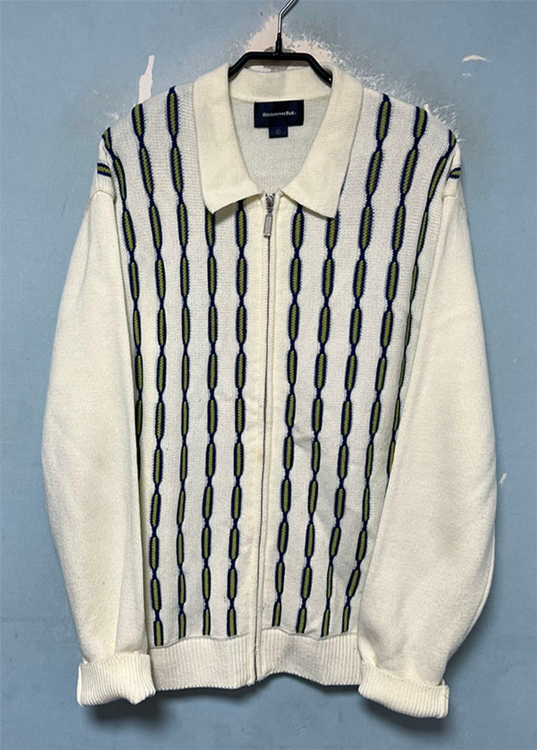 디스이즈네버댓 남자 니트집업 추동 오버핏 100-105 상품이미지1