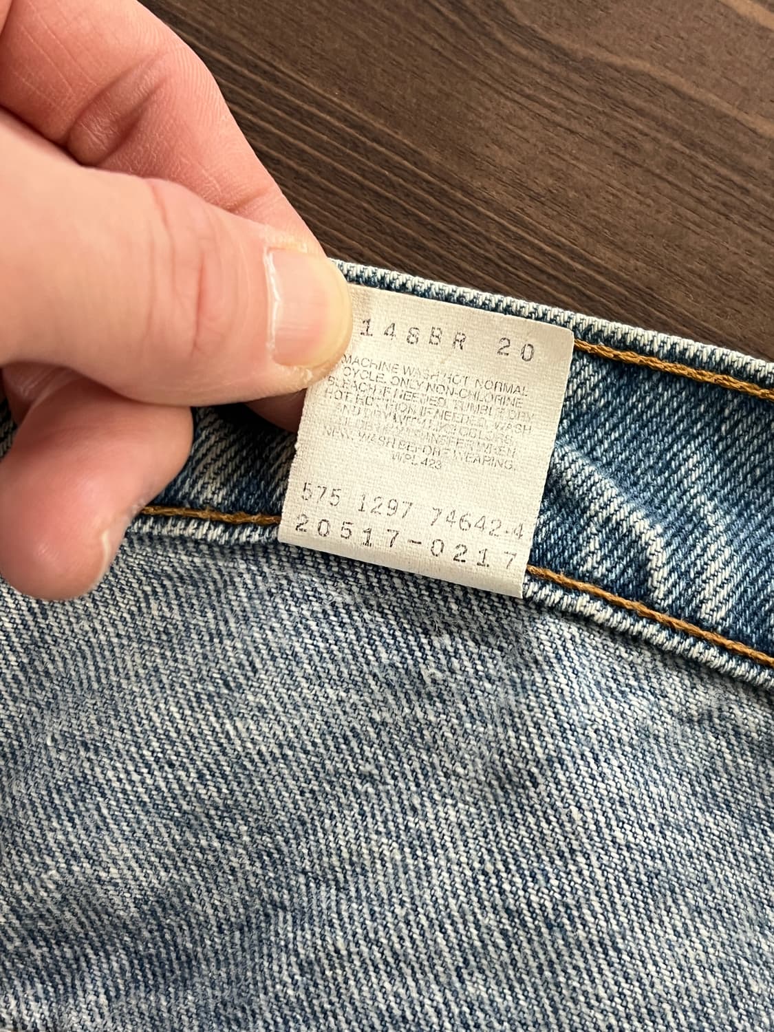 90s USA Levis 리바이스 517 오렌지탭 부츠컷 데님 팬츠 상품이미지7