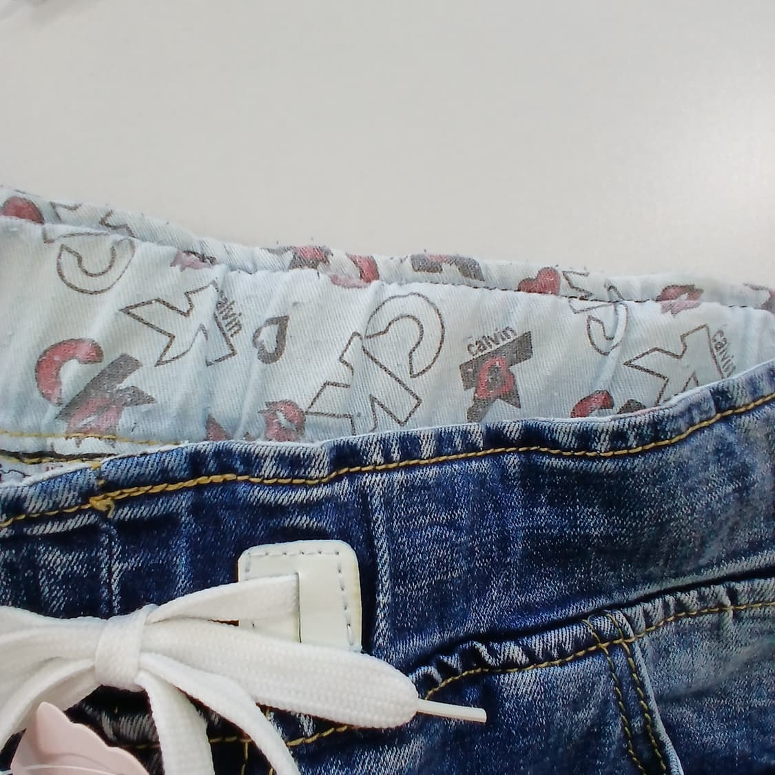 패치 데미지 워싱 청바지 상품이미지7