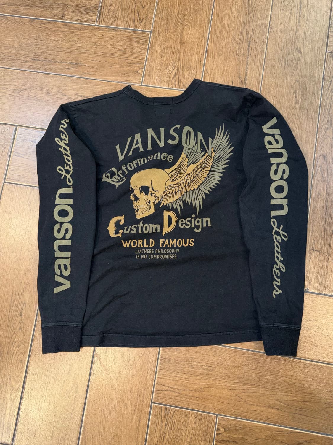 Vanson Skull Printing L/S  상품이미지9