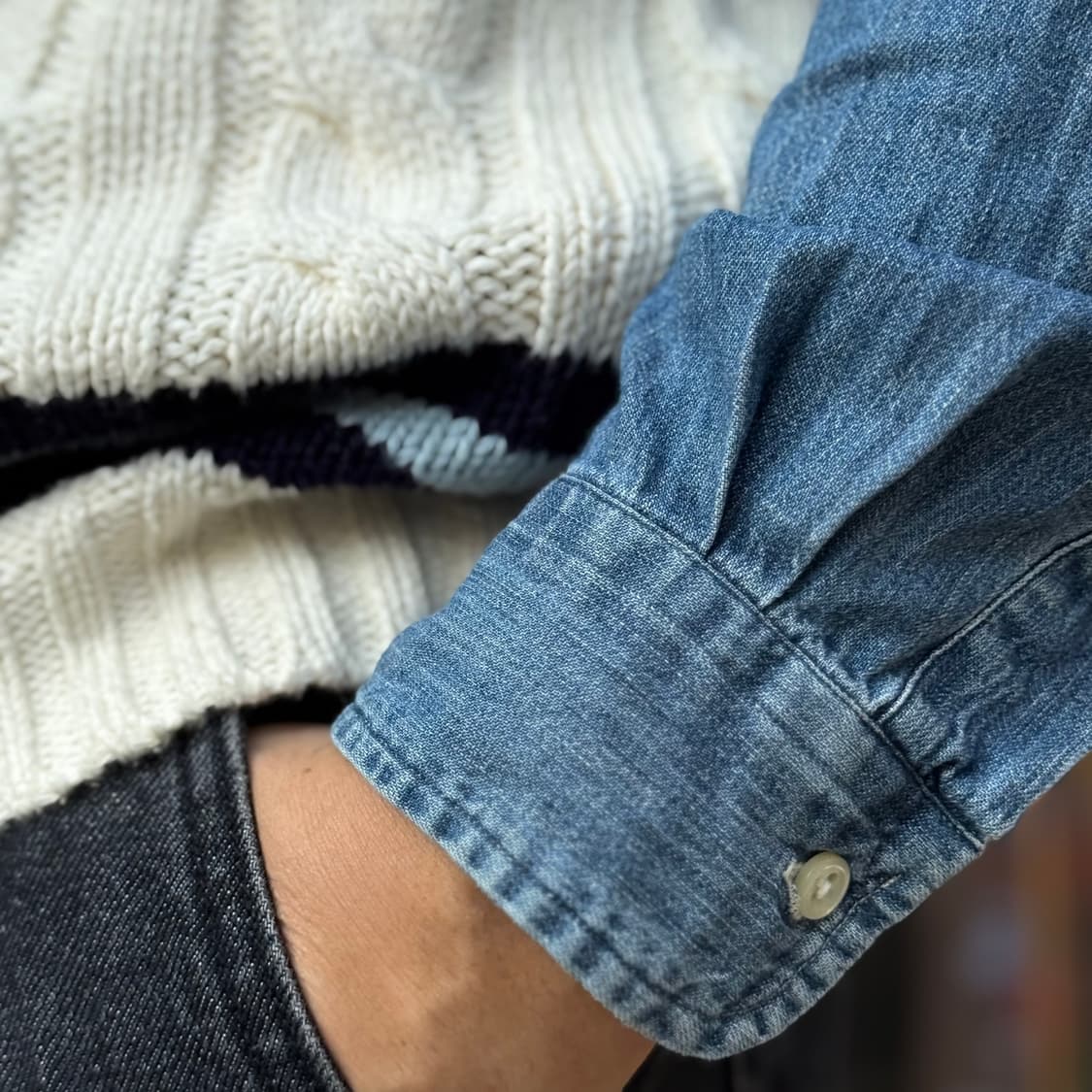 폴로 랄프로렌 크리켓 울 베스트 M 상품이미지10