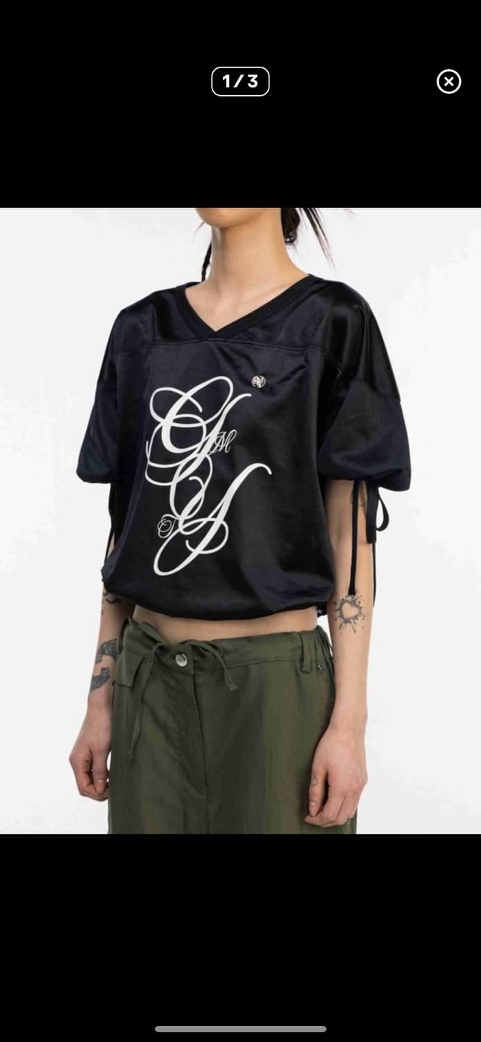 김미더영 풋볼티 블랙 상품이미지1