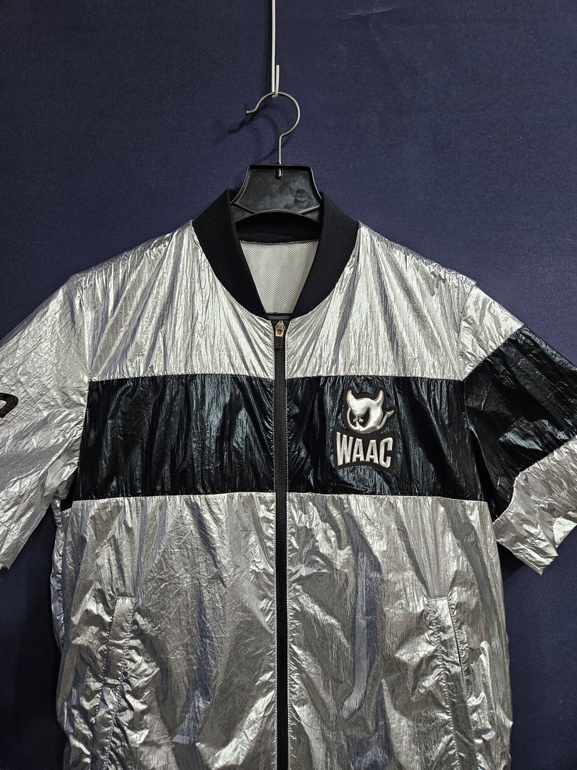 왁 프린팅 실버 남성 100 골프 바람막이 자켓  상품이미지6