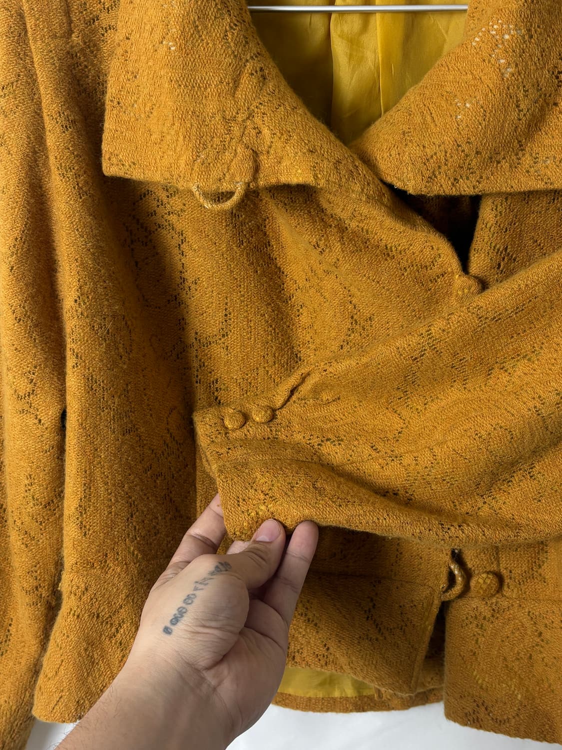 겨자 퍼프 빈티지 자켓 상품이미지4